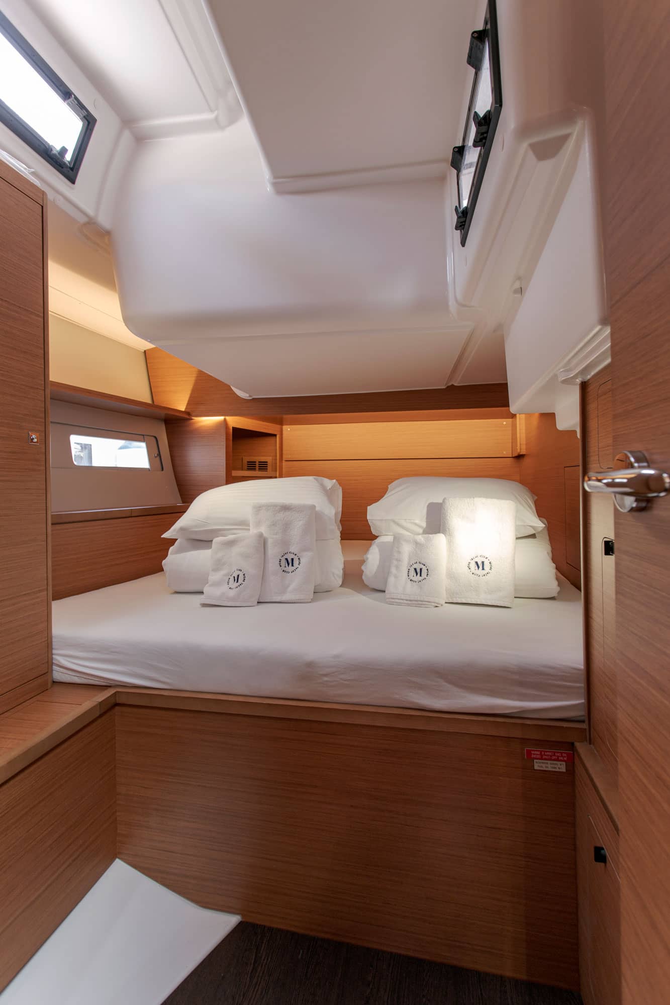 A double cabin on a Dufour 530