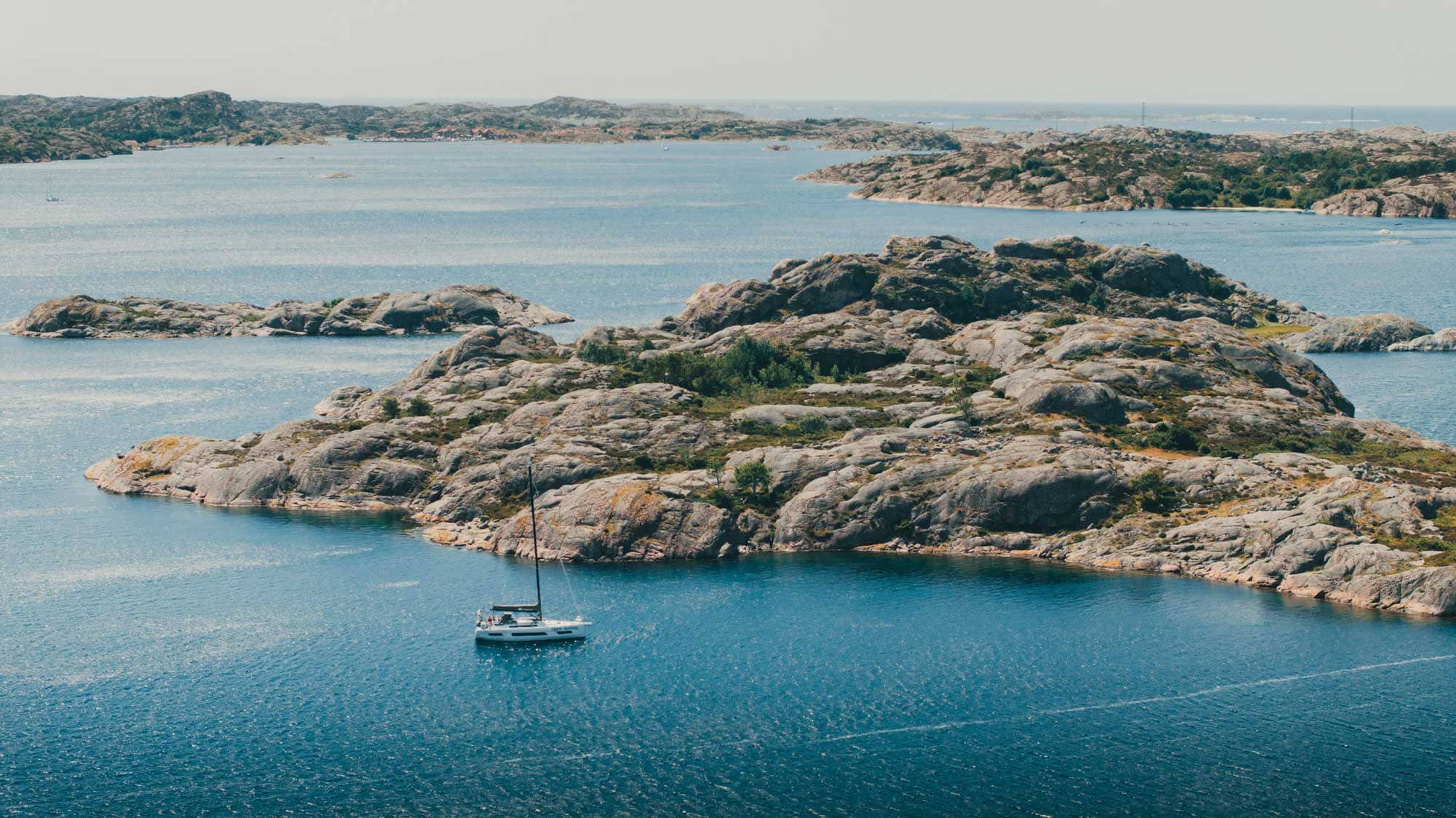 A view of islands on Sweden’s west coast