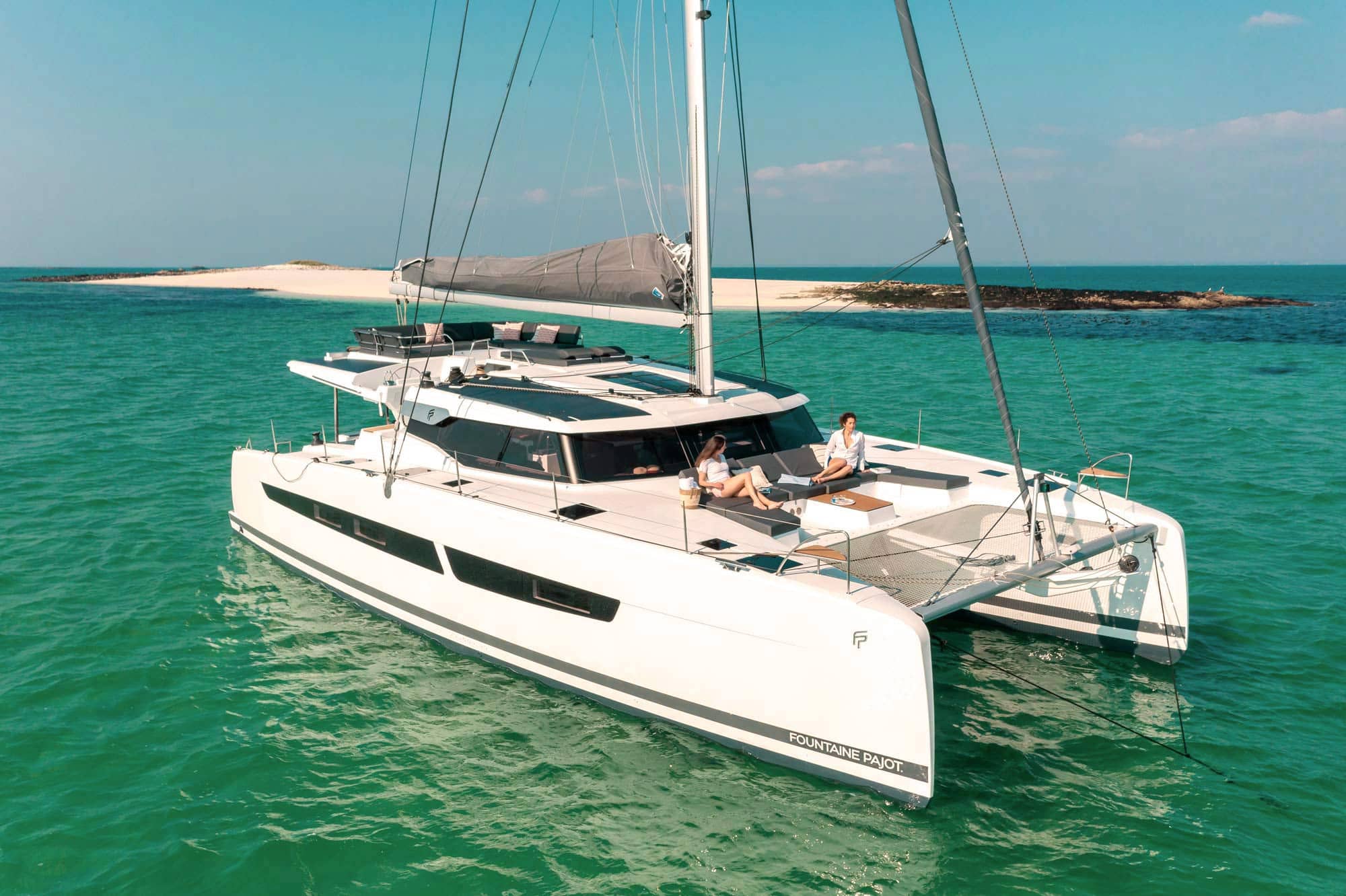 An Aura 51 catamaran