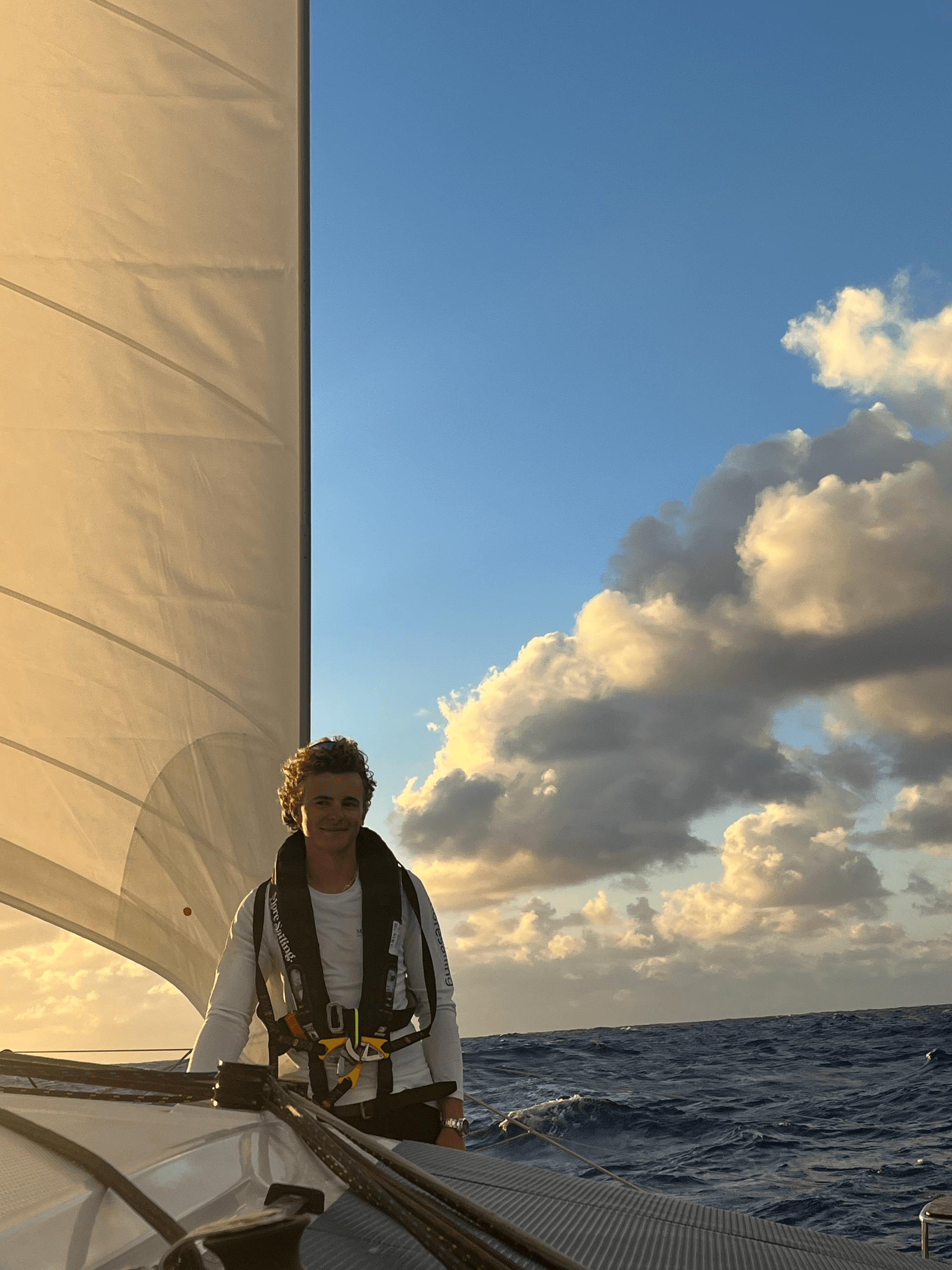 Här övar man på att tillägga båten vid hamnen