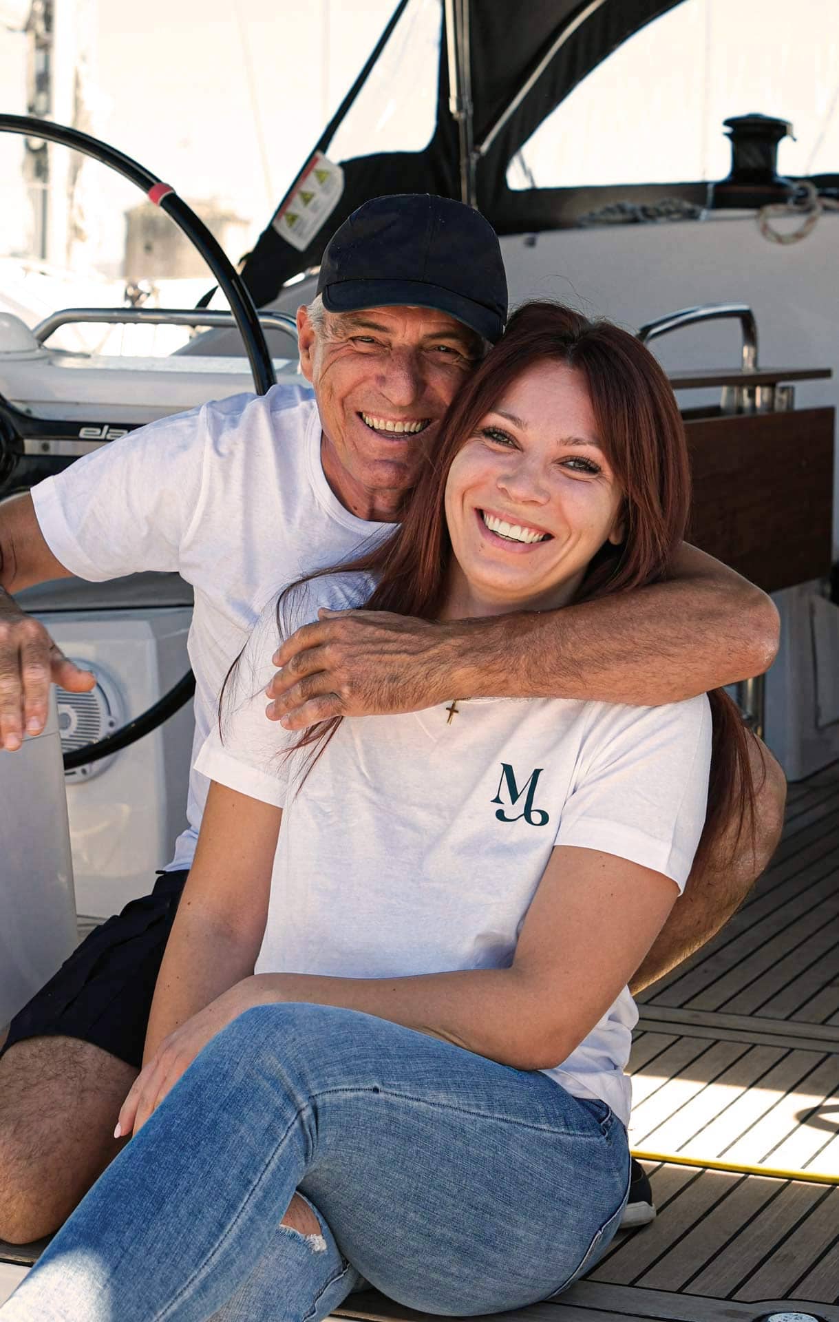 Två av More Sailings medarbetare i Kroatien