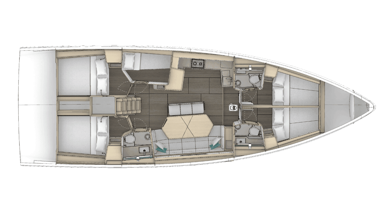 Layout över Dufour 48